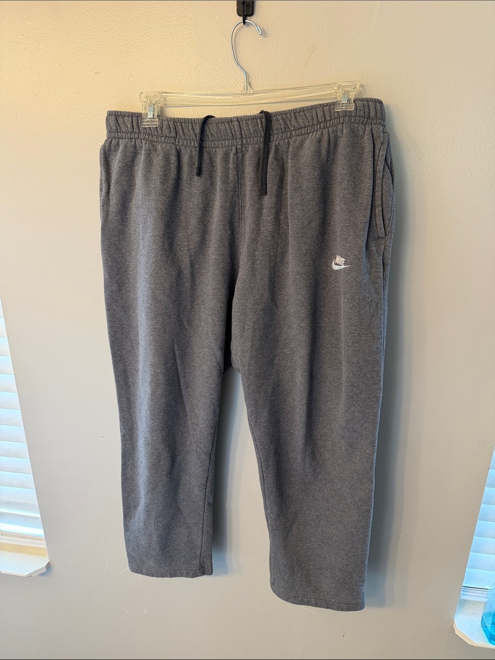 Nike Charcoal Gray Men's Fleece Joggers